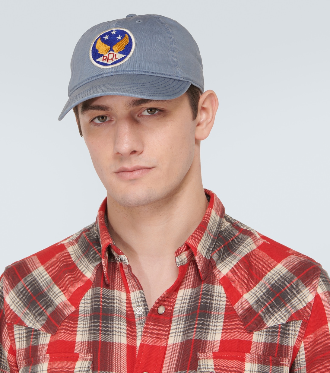 Gorra Ball de algodón con parche | RRL