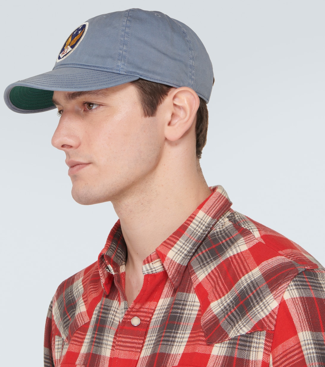 Gorra Ball de algodón con parche | RRL