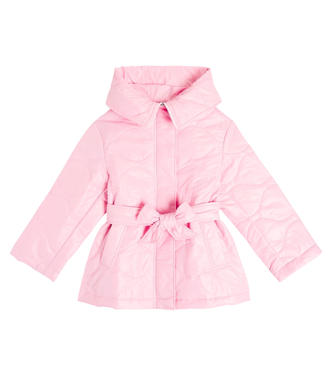 Parka acolchada con lazo | Monnalisa