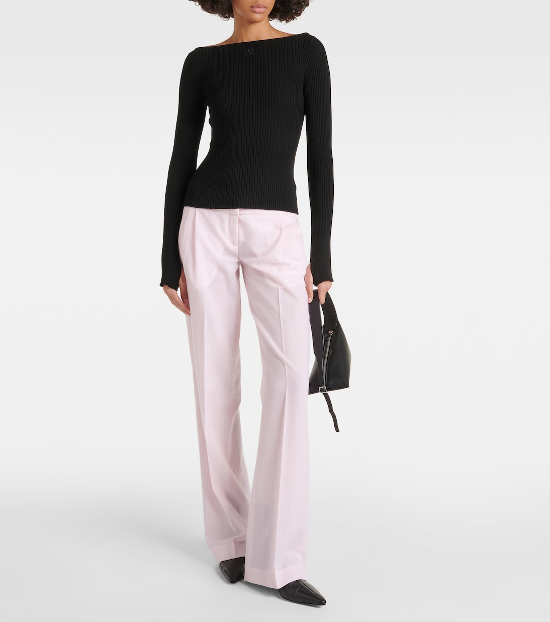 Low-Rise-Hose aus Schurwolle | Coperni