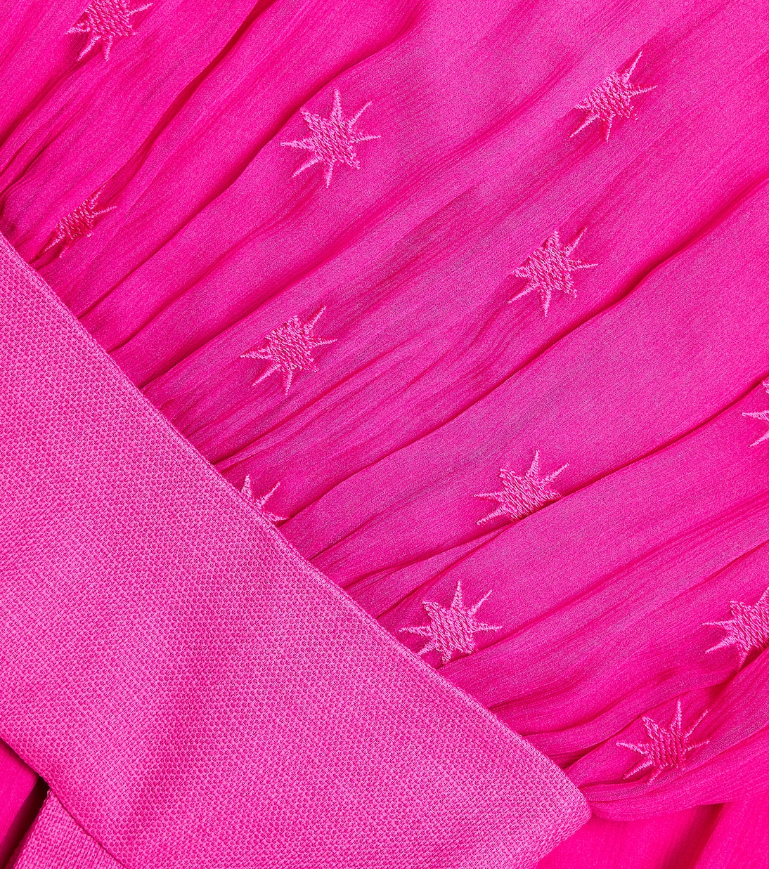 Abito in seta con ricamo | Chloé Kids