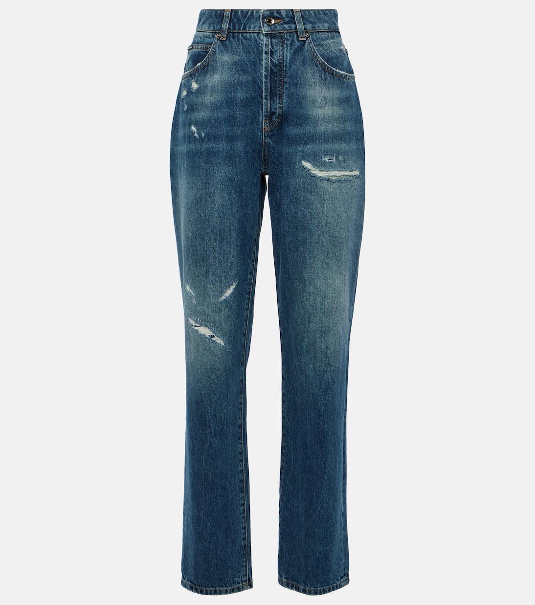 High-Rise Straight Jeans | Dolce&Gabbana