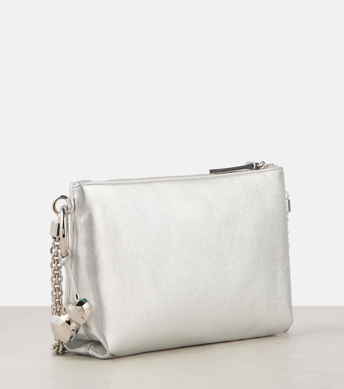 Pochette Callie Mini en cuir métallisé | Jimmy Choo