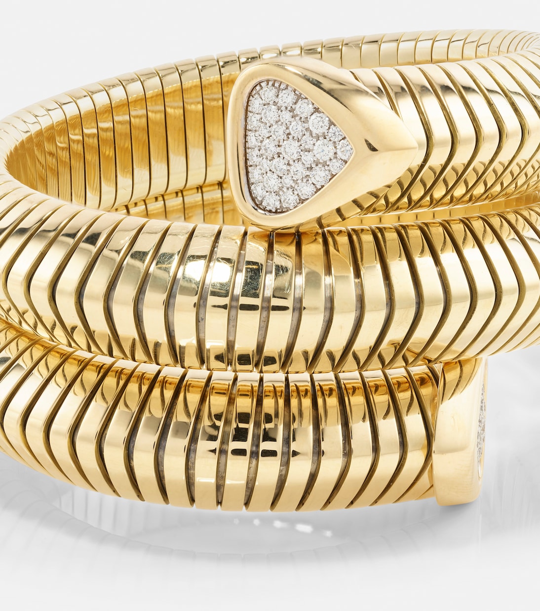 Bracciale in oro giallo 18kt con diamanti - MARINA B Trisola, gioiello elegante per giovani
