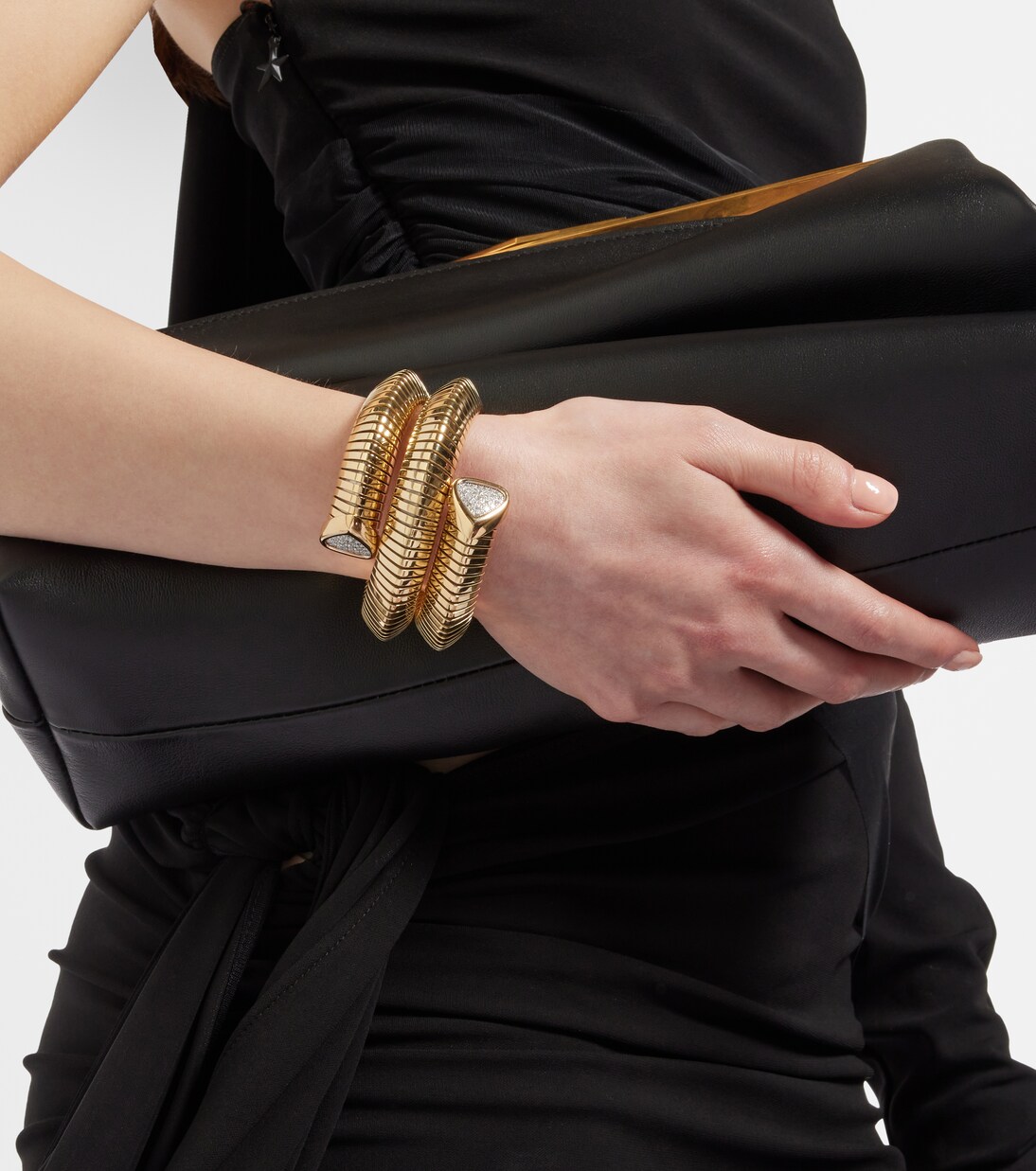Bracciale in oro giallo 18kt con diamanti - MARINA B Trisola, gioiello elegante per giovani