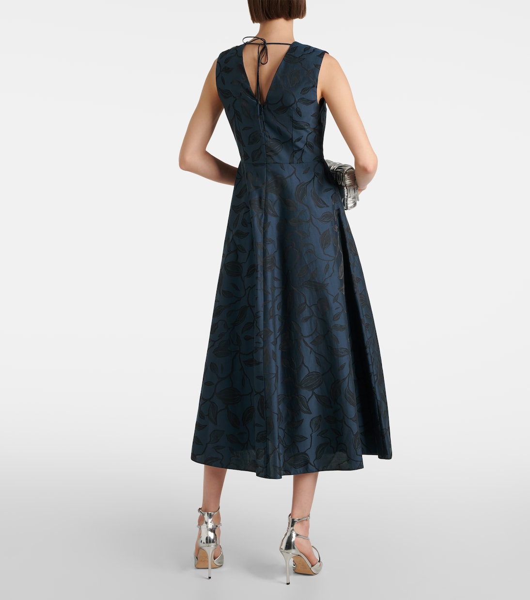 Vestido midi Diego de jacquard plisado | 'S Max Mara