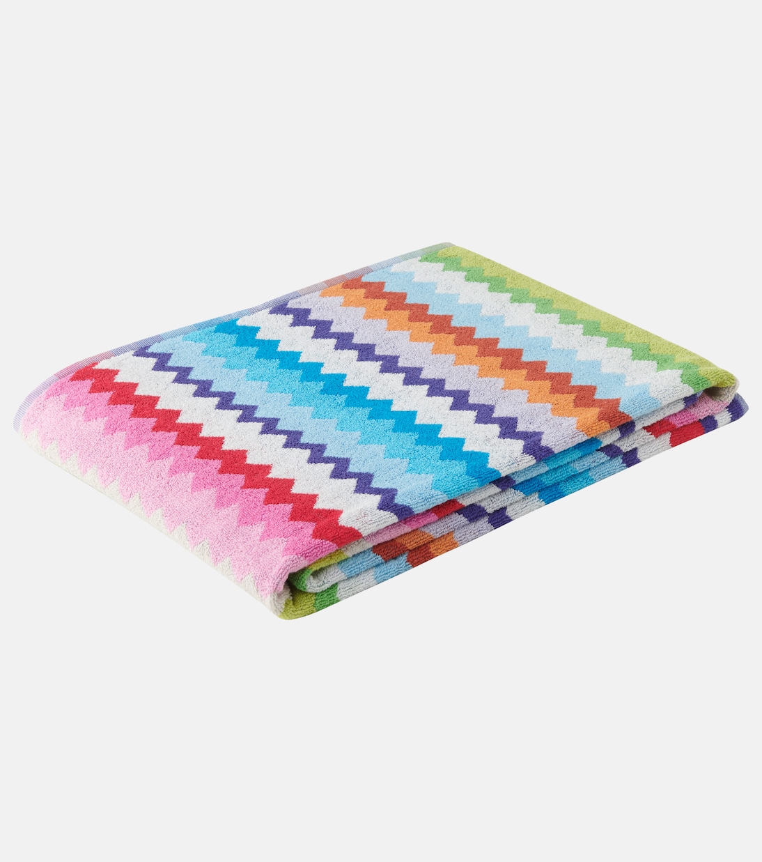 Riverbero Zigzag cotton terry beach towel | Missoni