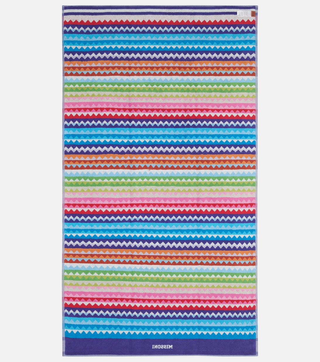 Riverbero Zigzag cotton terry beach towel | Missoni