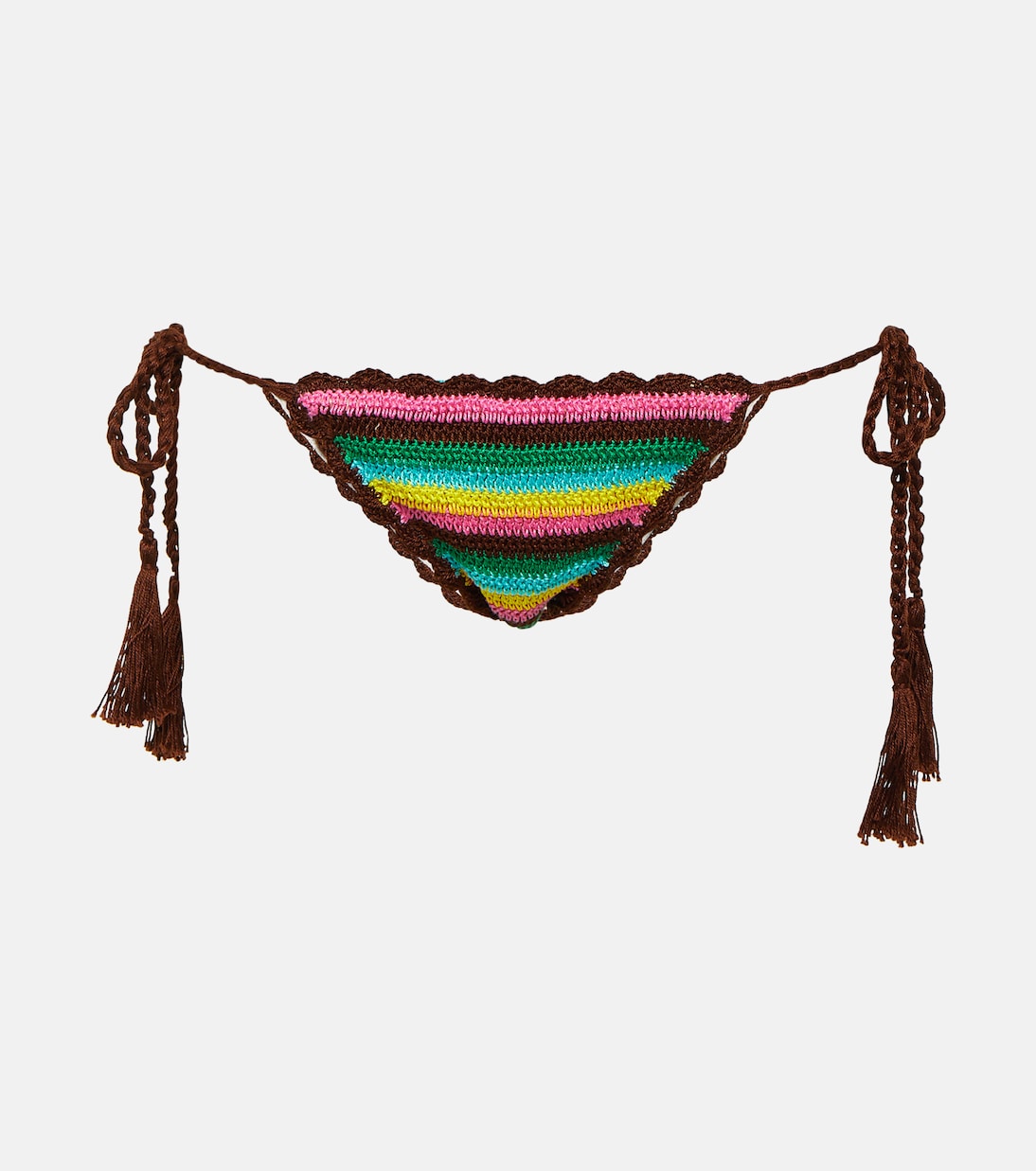 Slip bikini in crochet a righe | Anna Kosturova