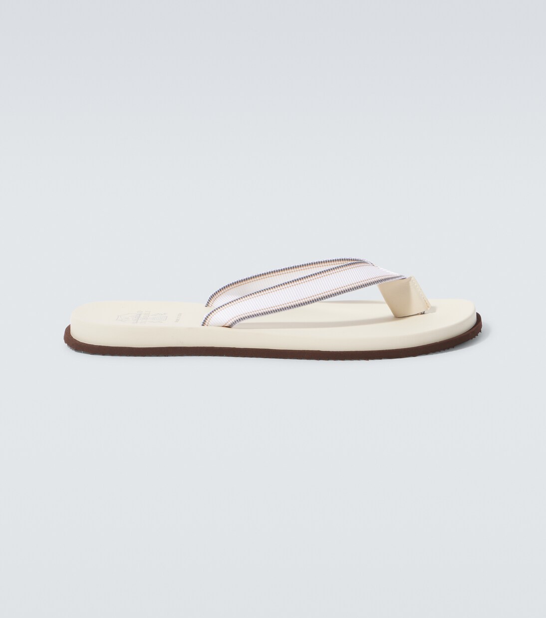 Leather thong sandals  | Brunello Cucinelli