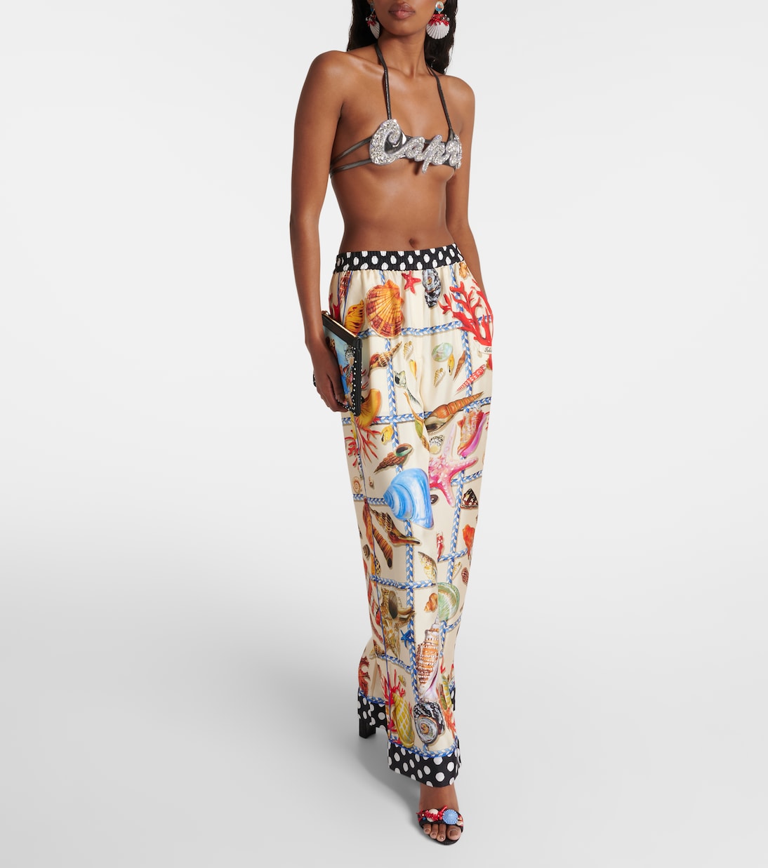 Top Capri con cristalli | Dolce&Gabbana