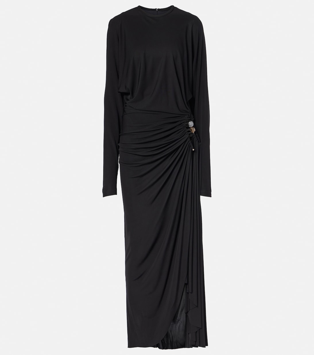 Vestido largo Helix de jersey adornado | Christopher Esber