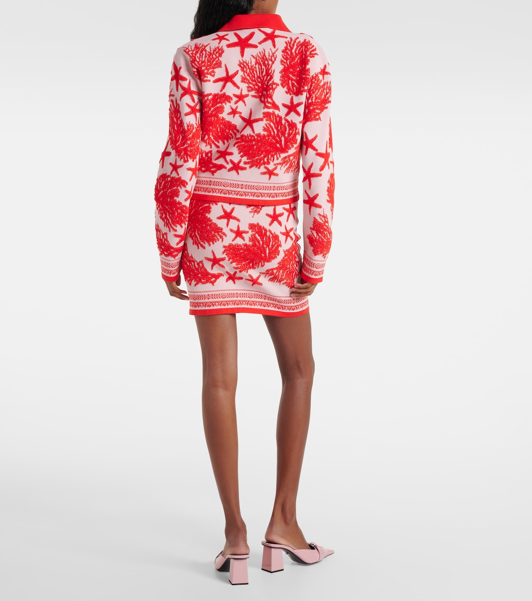 Barocco Sea jacquard cardigan | Versace