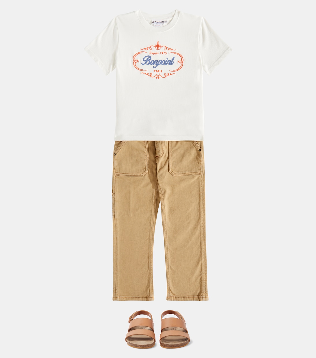 T-shirt Thibald in jersey di cotone | Bonpoint