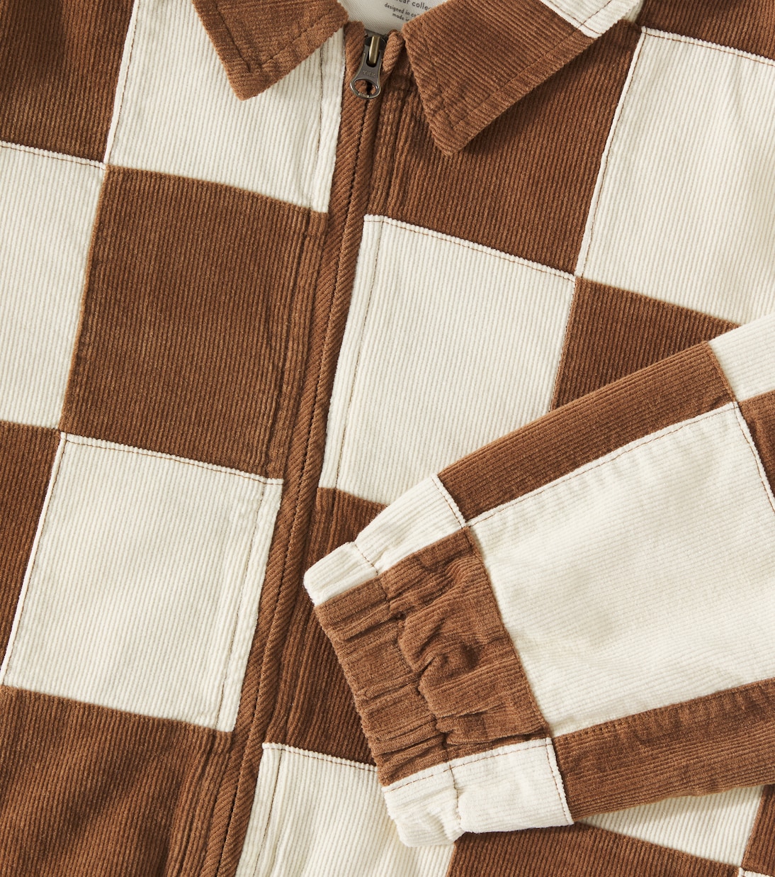 Chaqueta de algodón a cuadros | Rylee + Cru