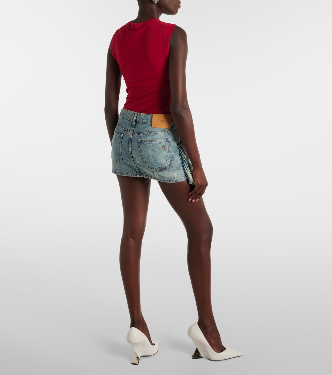 Mini-jupe cargo Fay en jean | The Attico