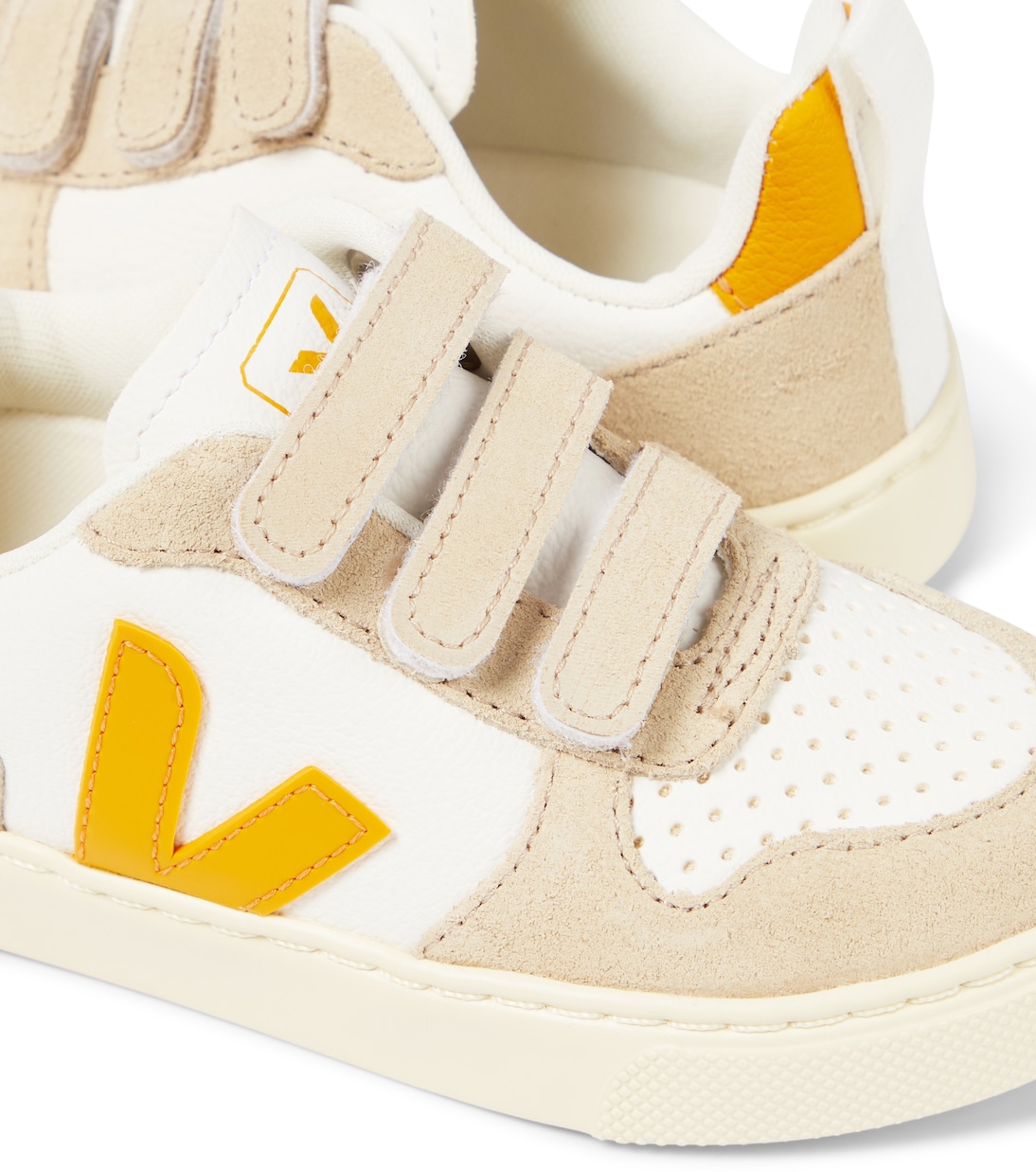 Sneakers V-10 in pelle e suede | Veja Kids