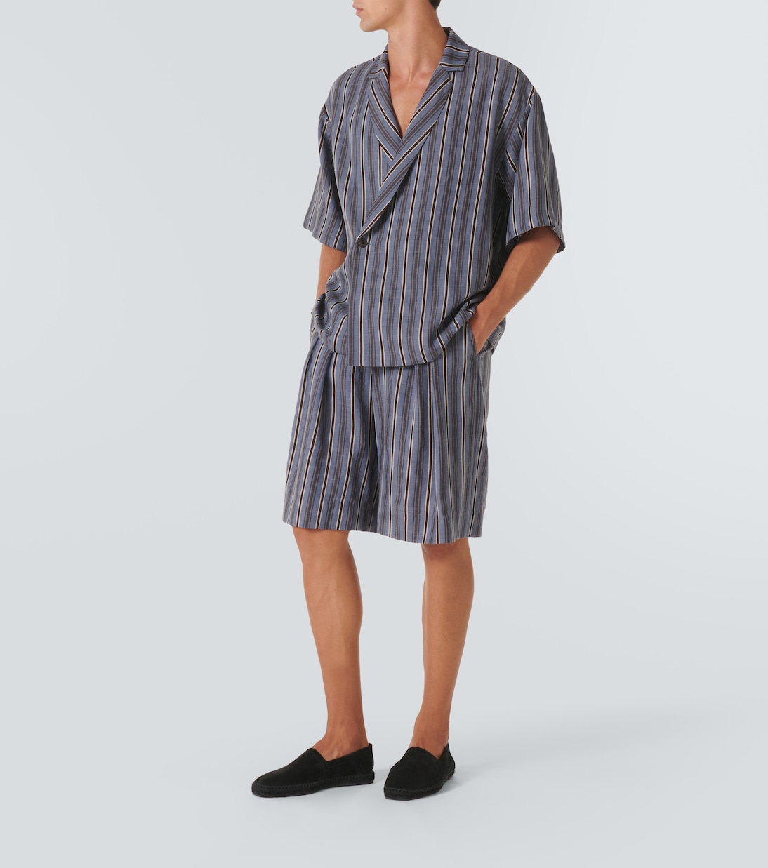Bermudas de lana a rayas | King & Tuckfield