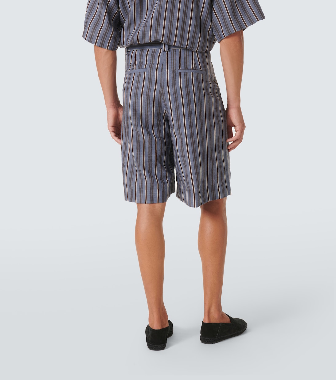 Bermudas de lana a rayas | King & Tuckfield