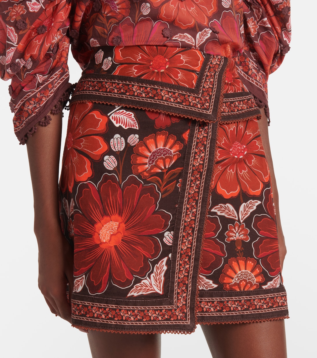 Falda envolvente Gigi Tapestry de algodón | Farm Rio