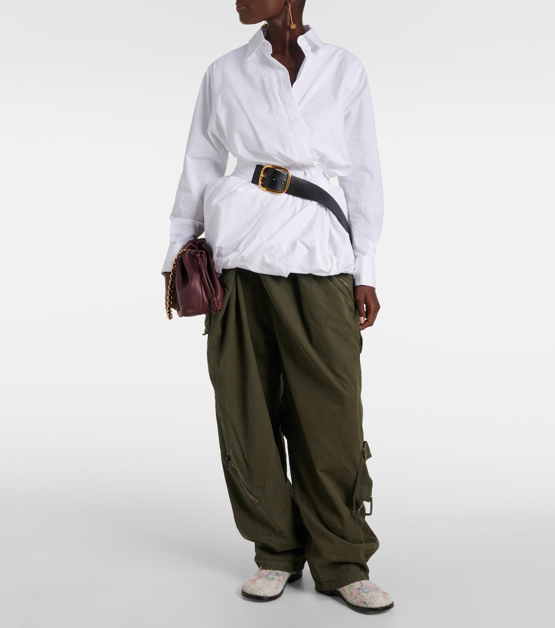 Pantalones Cargo de Algodón Modernos para Jóvenes por Loewe