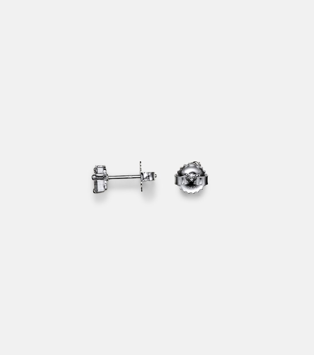 Boucles d'oreilles Princess en or blanc 18 ct et diamants | Suzanne Kalan