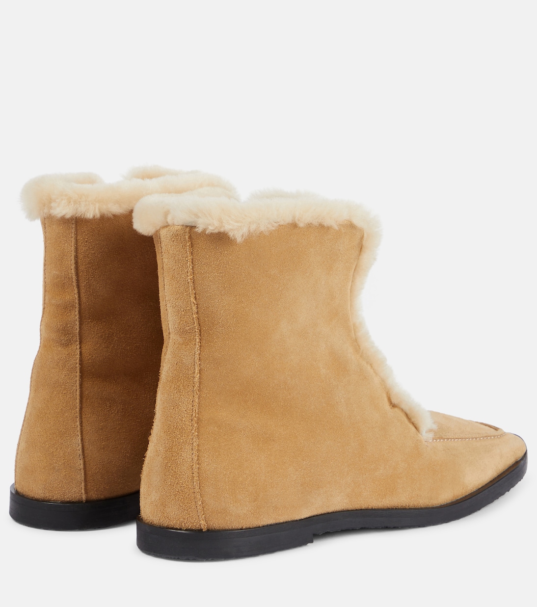 Bottines en daim et shearling | Toteme
