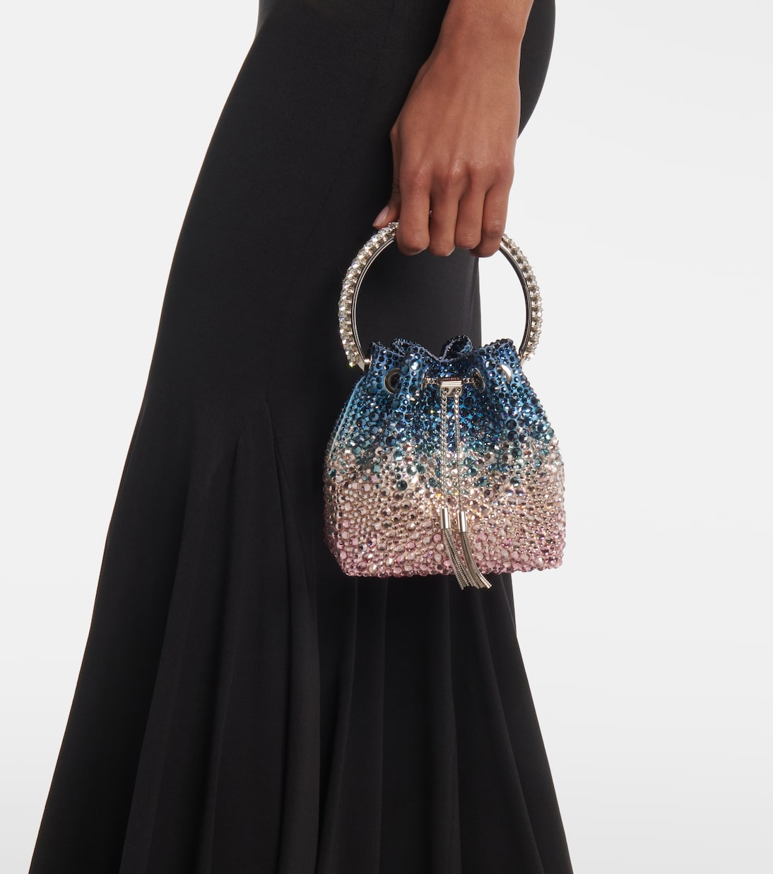 Secchiello Bon Bon con cristalli | Jimmy Choo