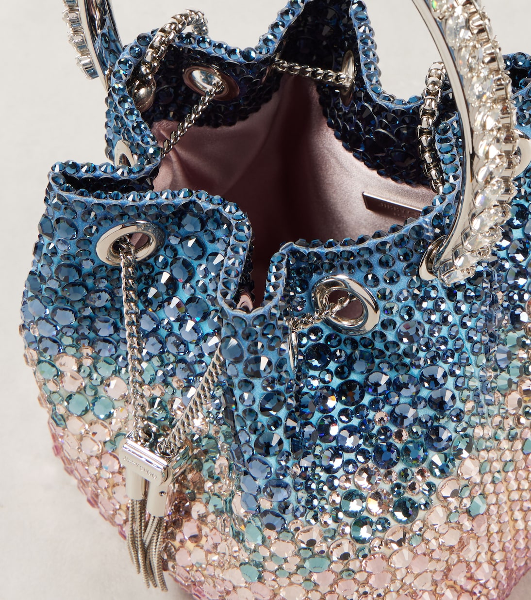 Secchiello Bon Bon con cristalli | Jimmy Choo