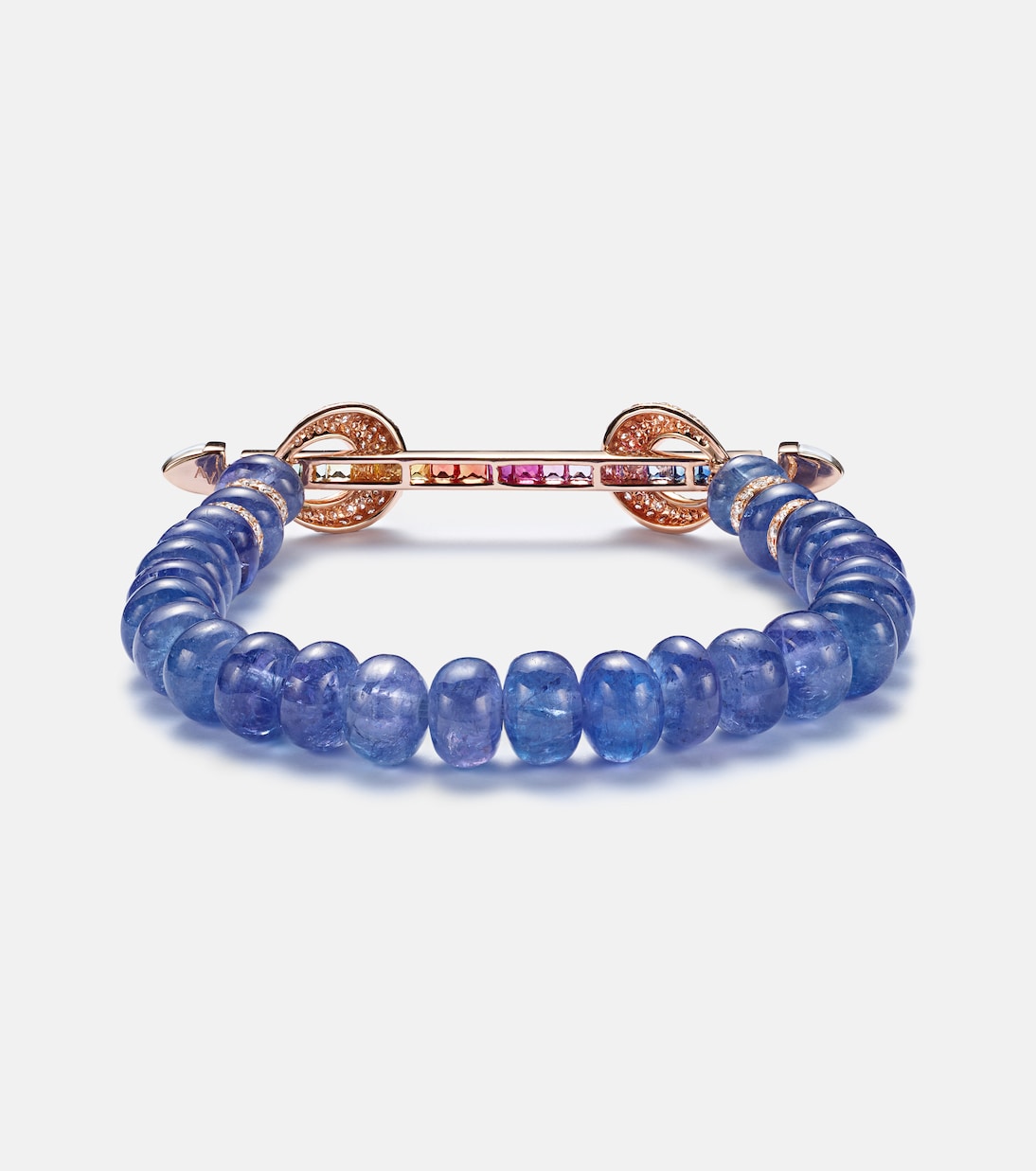 Bracciali in oro rosa 18kt ANANYA Chakra con gemme preziose per uno stile giovane e unico
