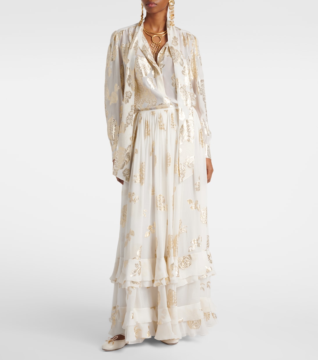 Ballerinas Iris aus Leder | Chloé