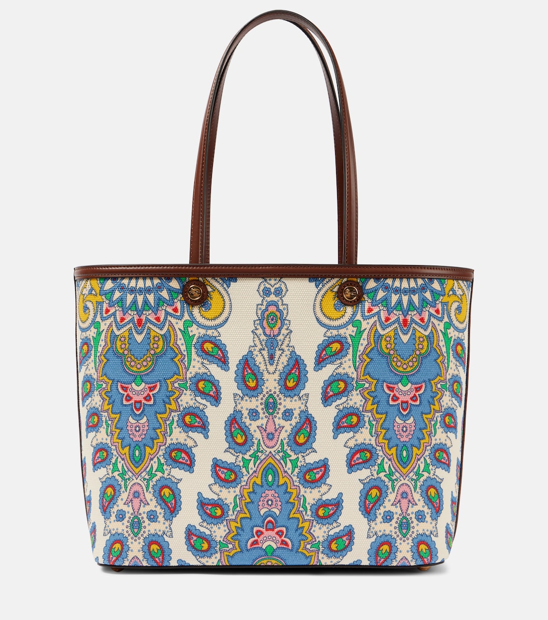 Tote Essential Large aus Canvas mit Leder | Etro