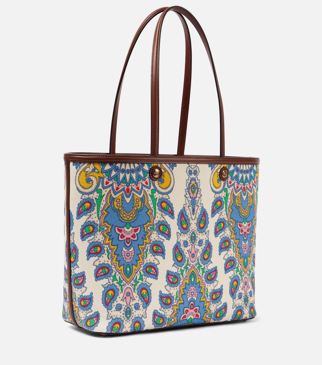Tote Essential Large aus Canvas mit Leder | Etro