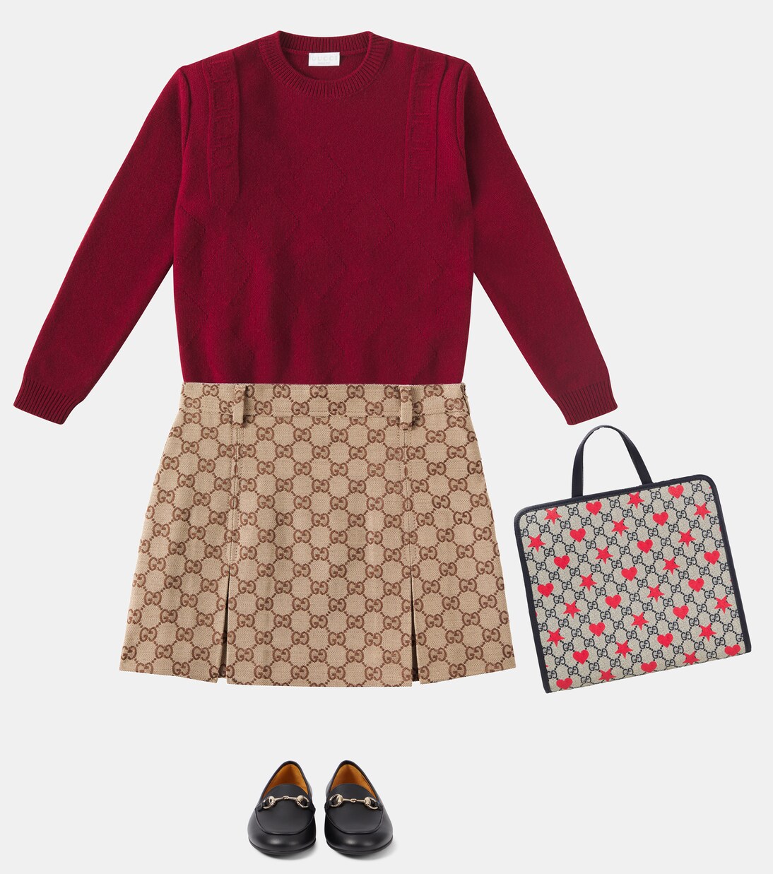 GG canvas cotton-blend skirt | Gucci Kids
