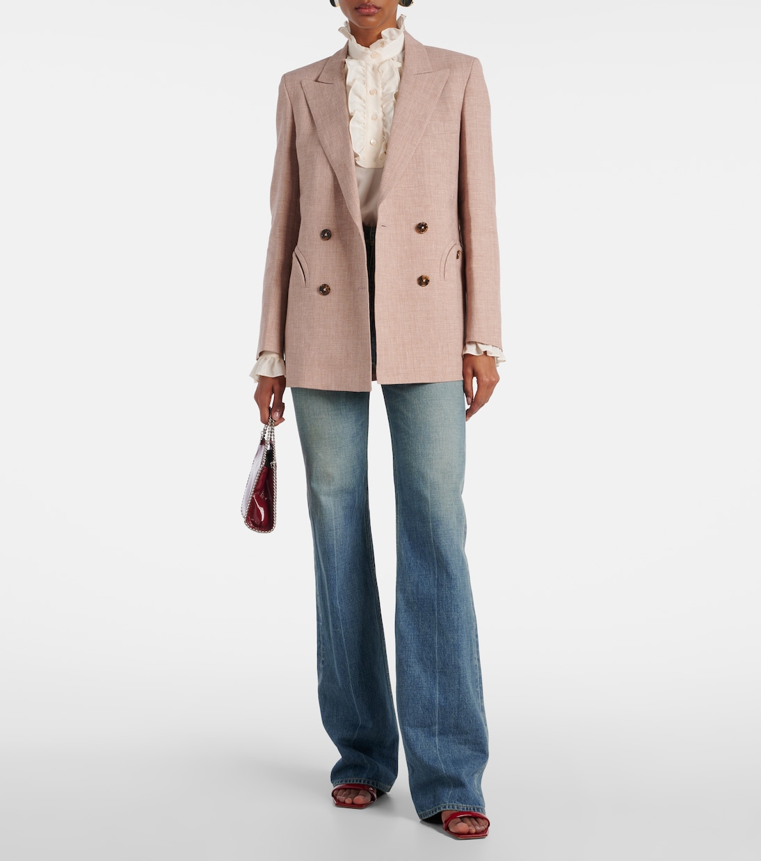 Spray linen and wool blazer | Blazé Milano