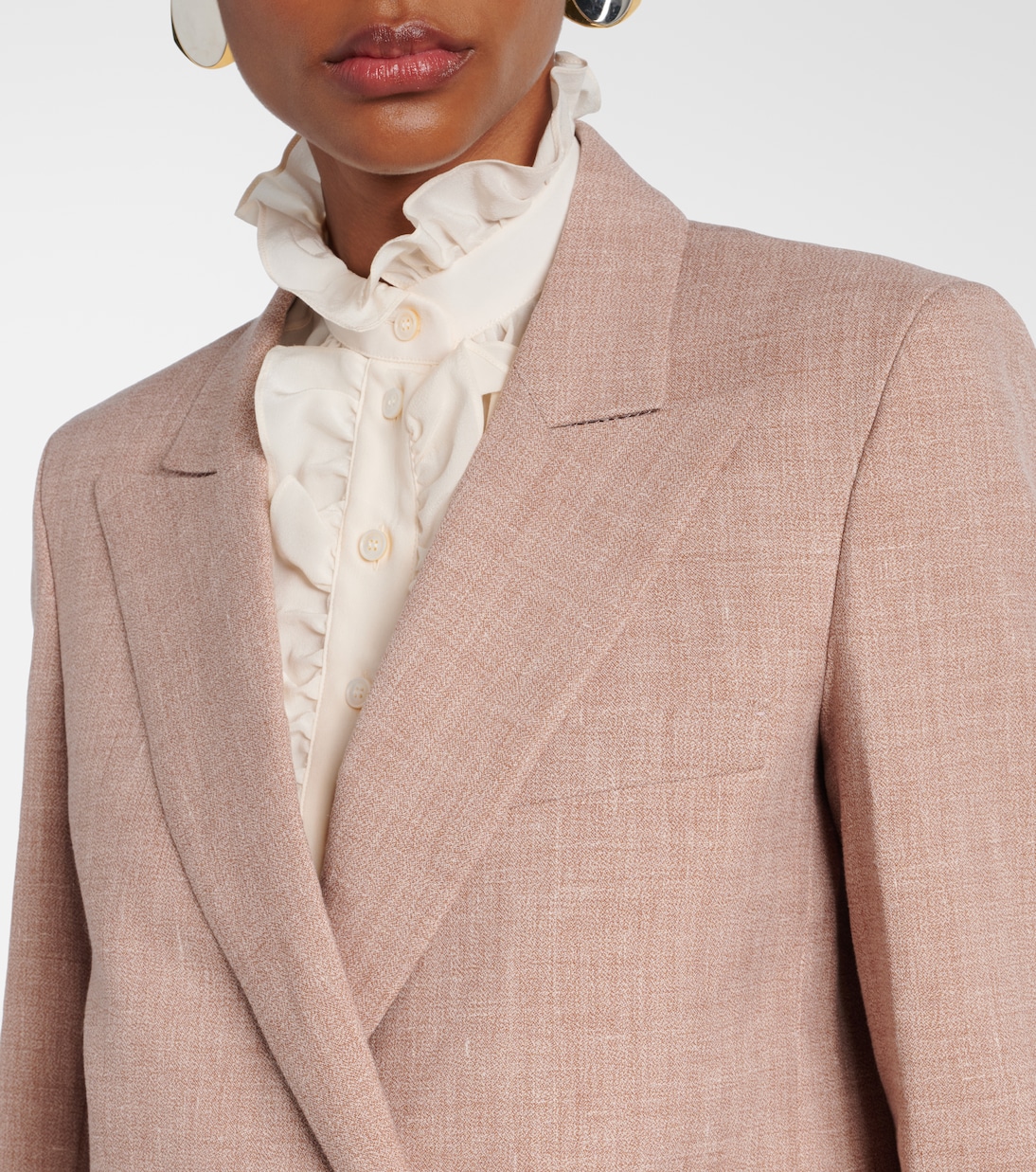 Spray linen and wool blazer | Blazé Milano