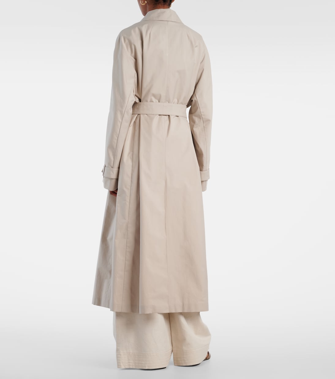 Gabardina Strench de sarga de mezcla de algodón | Max Mara