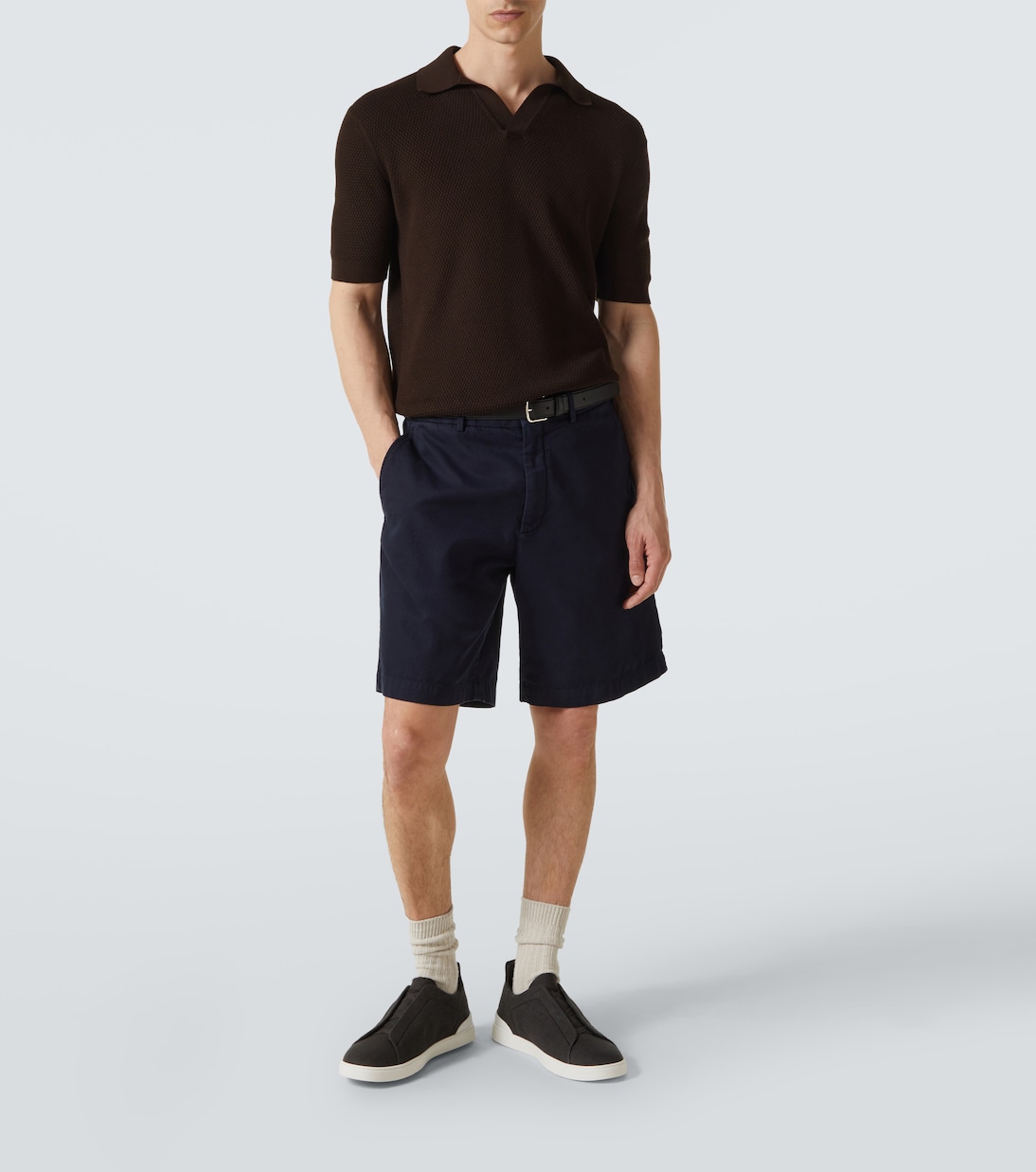 Sneakers Triple Stitch aus Canvas | Zegna