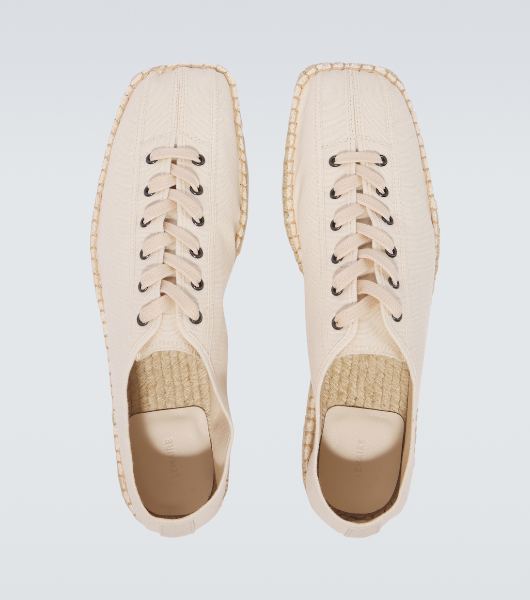 Linoleum canvas espadrilles | Lemaire