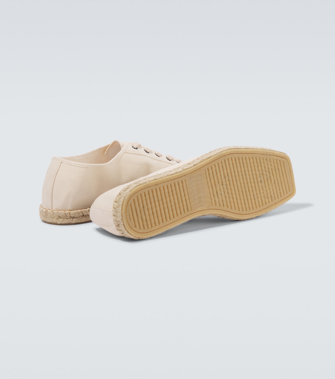 Linoleum canvas espadrilles | Lemaire