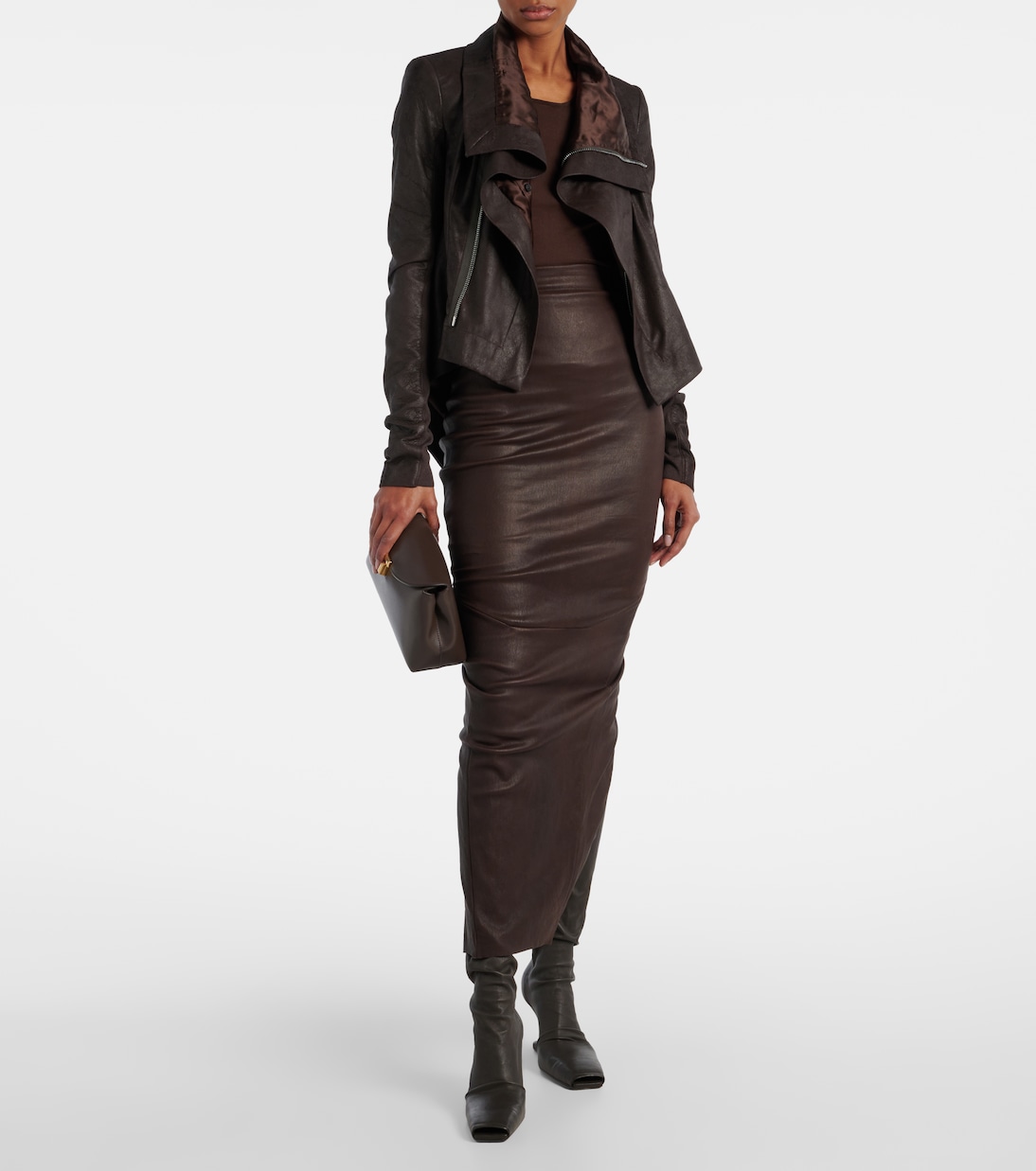 Giacca biker Naska in pelle | Rick Owens