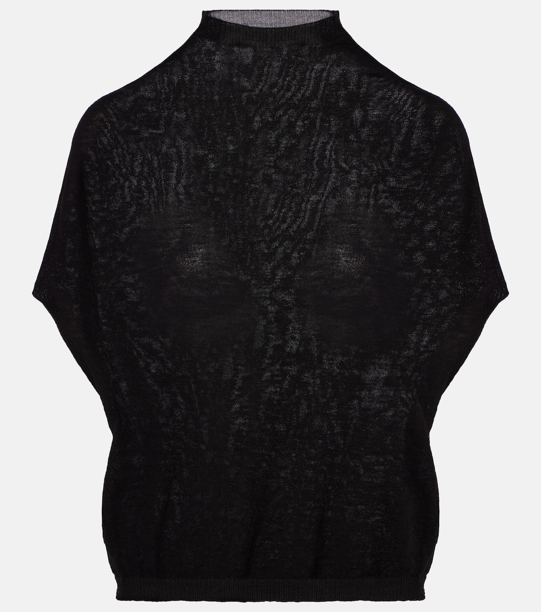 Wool turtleneck top | Rick Owens