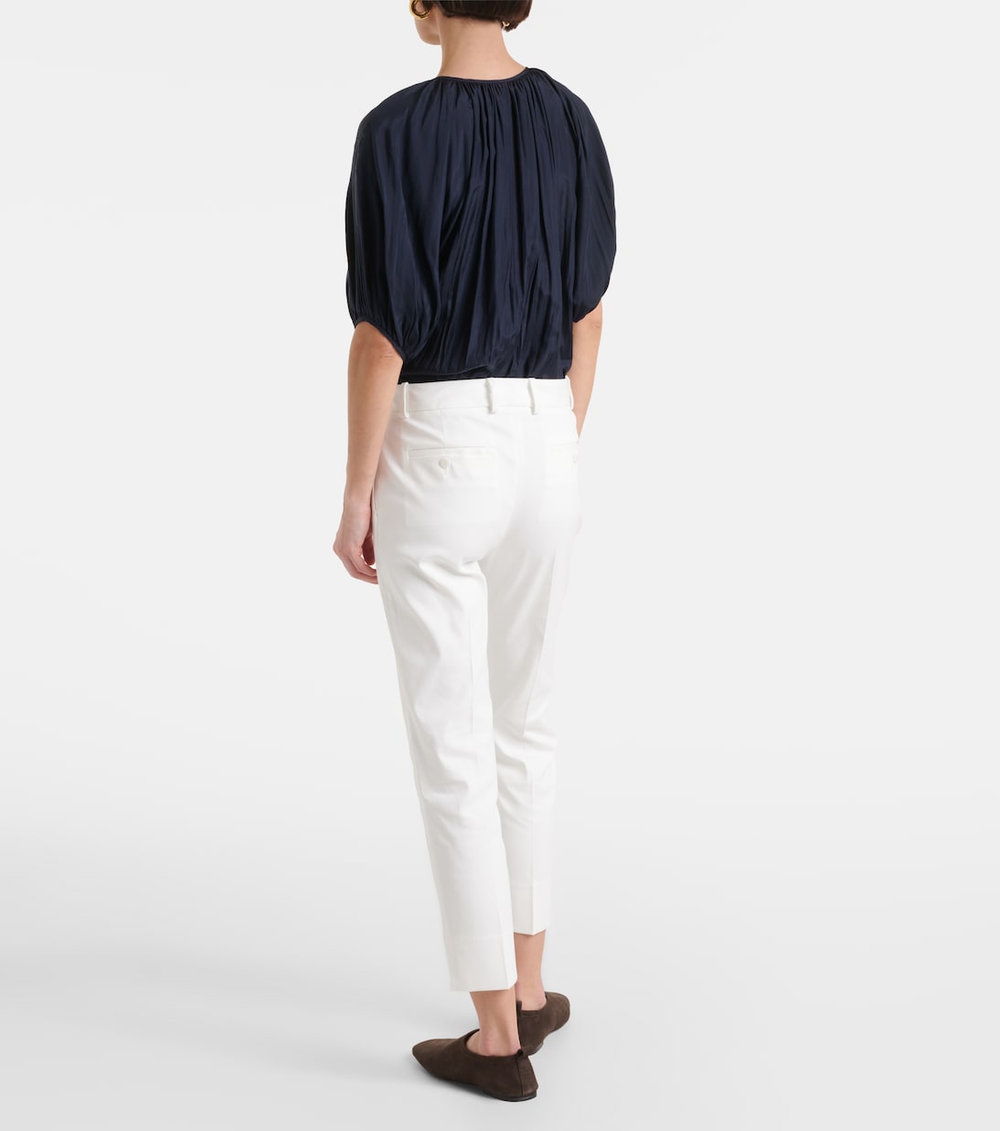 Pantalones slim Bing Court en mezcla de algodón | Joseph
