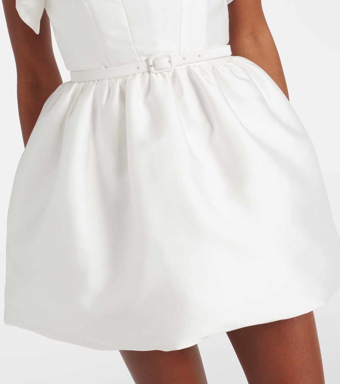 Ruffled draped strapless minidress | Roland Mouret