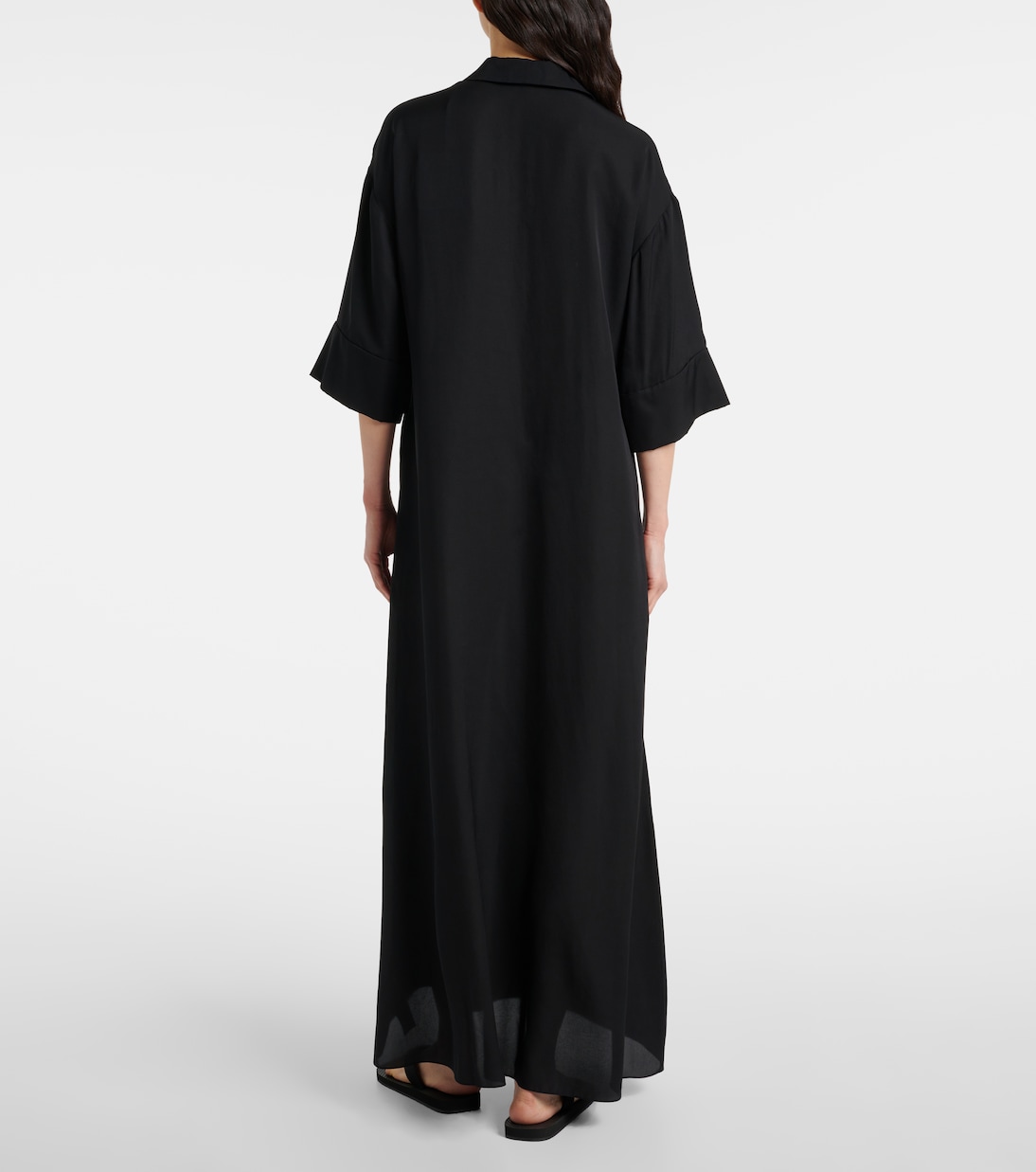 Robe chemise Eveline en soie | The Row