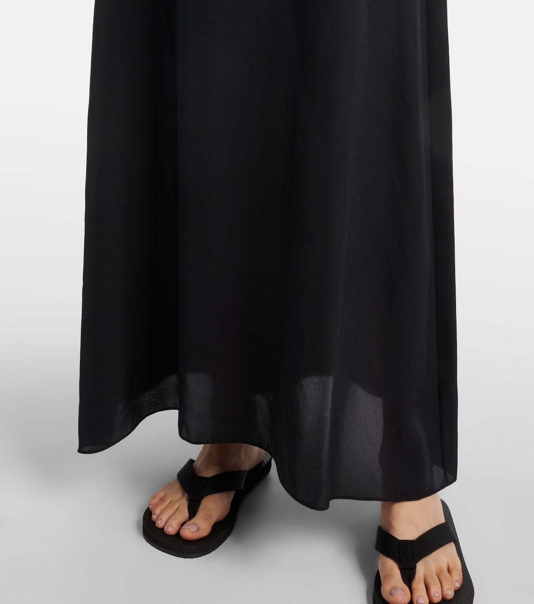 Robe chemise Eveline en soie | The Row