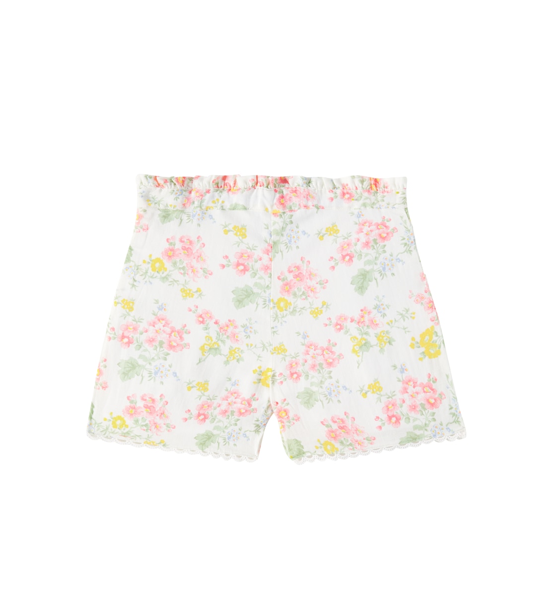 Shorts in lino e cotone con pizzo | Tartine et Chocolat