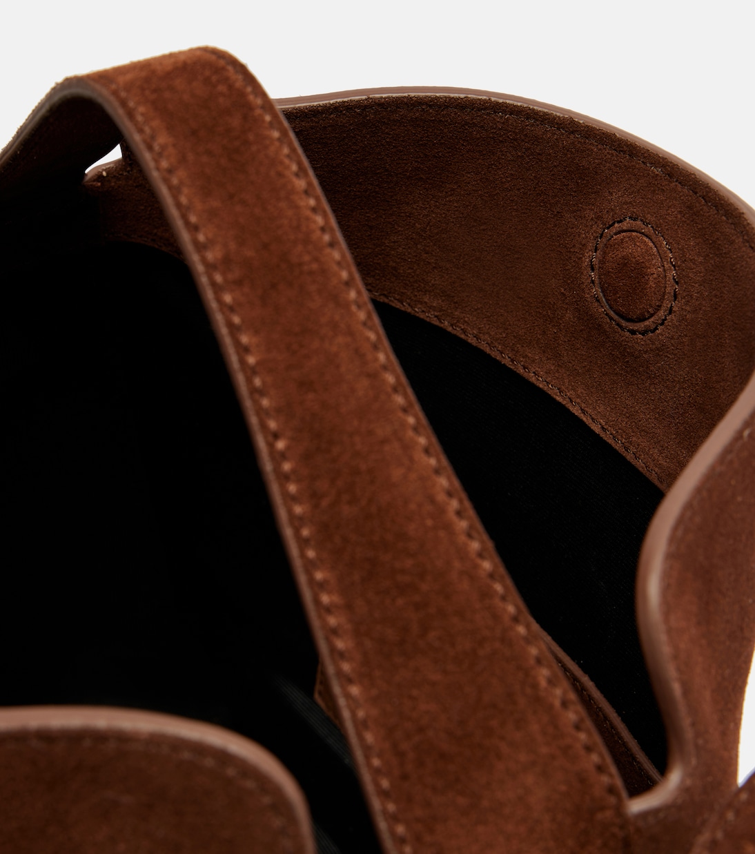 Schultertasche aus Veloursleder | Aesther Ekme
