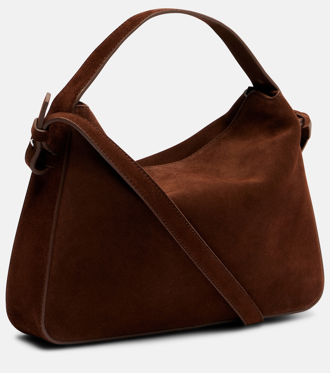Schultertasche aus Veloursleder | Aesther Ekme