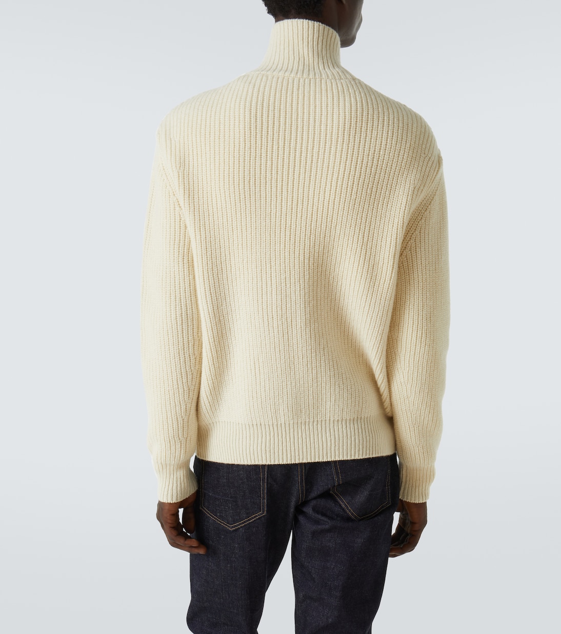 Wool and mohair zip-up sweater | Tom Ford